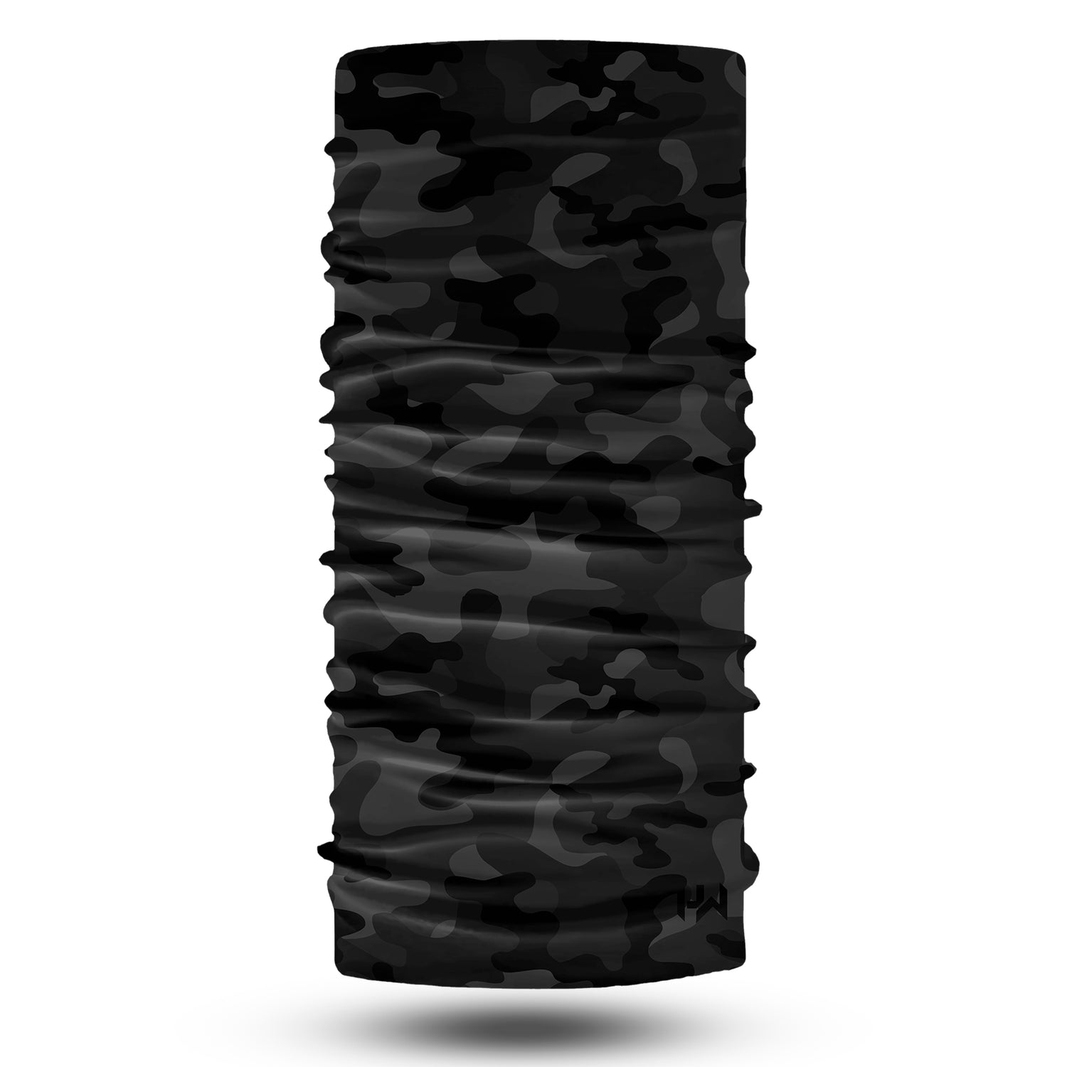 Blackout Camo Neck Gaiter – Dark Tactical Series Unisex Bandana Boyunluk