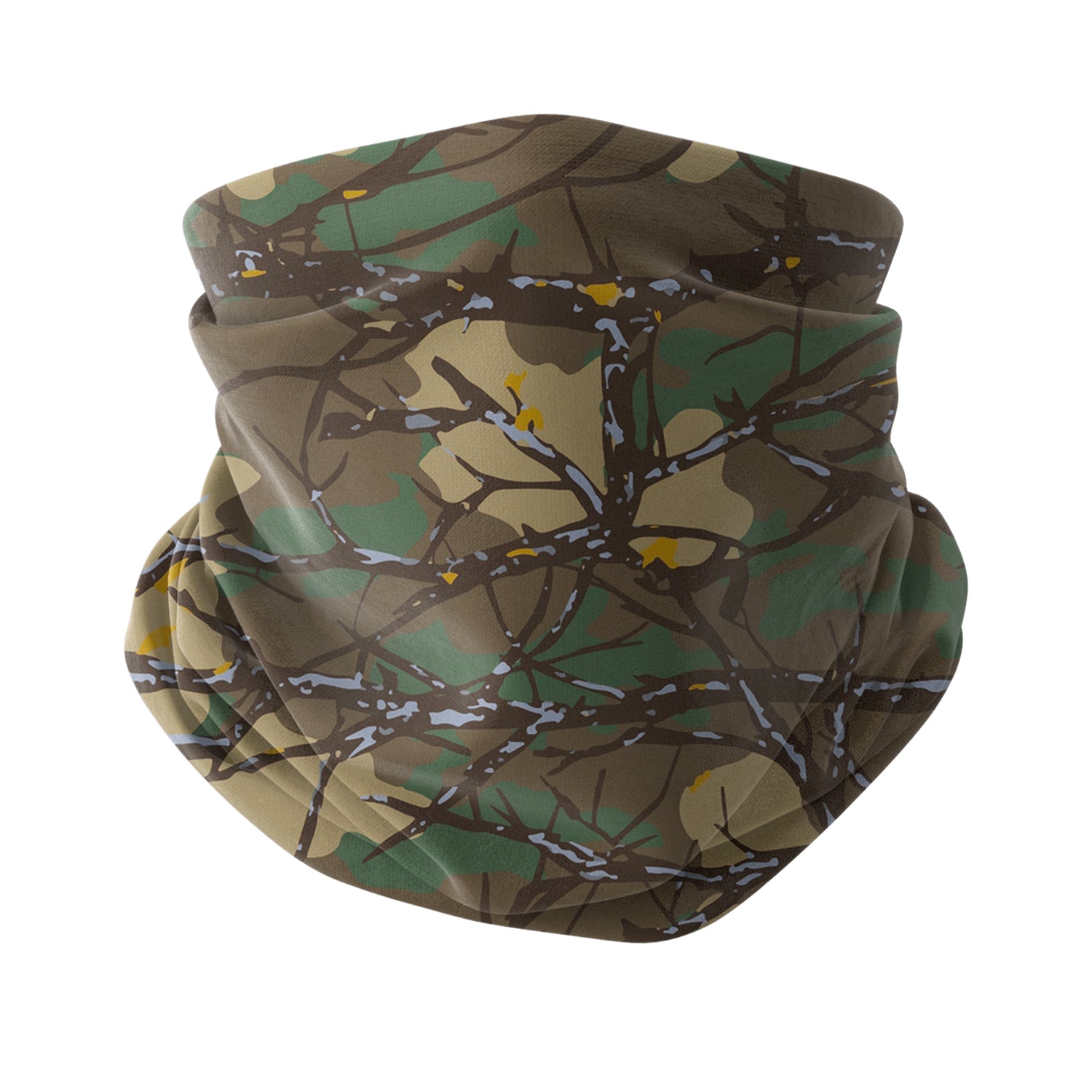 Blue Alpine Pattern Multipurpose Neck Gaiter | Unisex Outdoor Neck Gaiter Bandana
