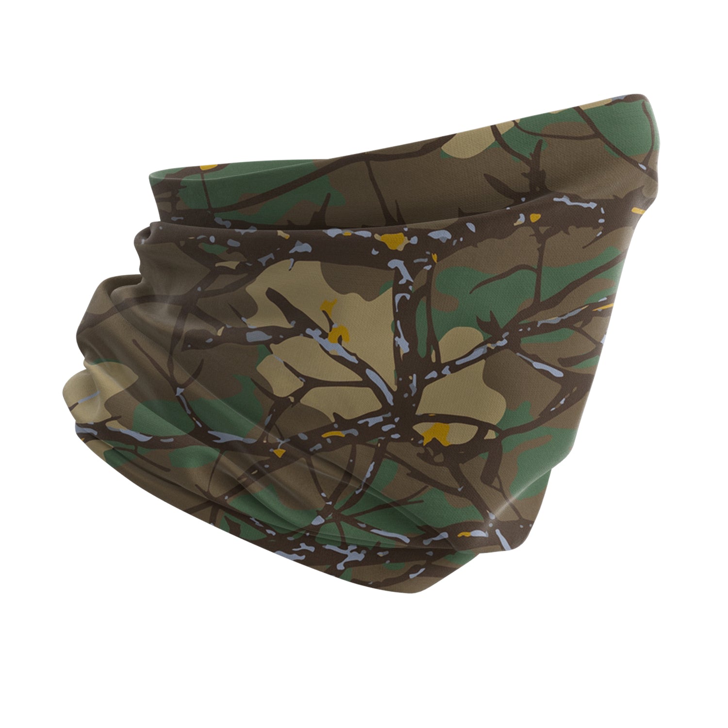 Blue Alpine Pattern Multipurpose Neck Gaiter | Unisex Outdoor Neck Gaiter Bandana