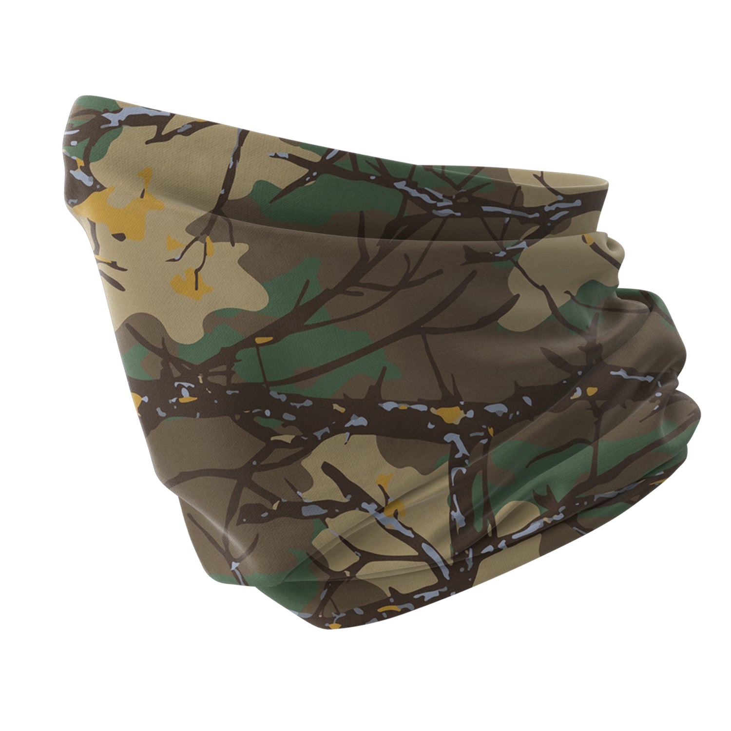 Blue Alpine Pattern Multipurpose Neck Gaiter | Unisex Outdoor Neck Gaiter Bandana