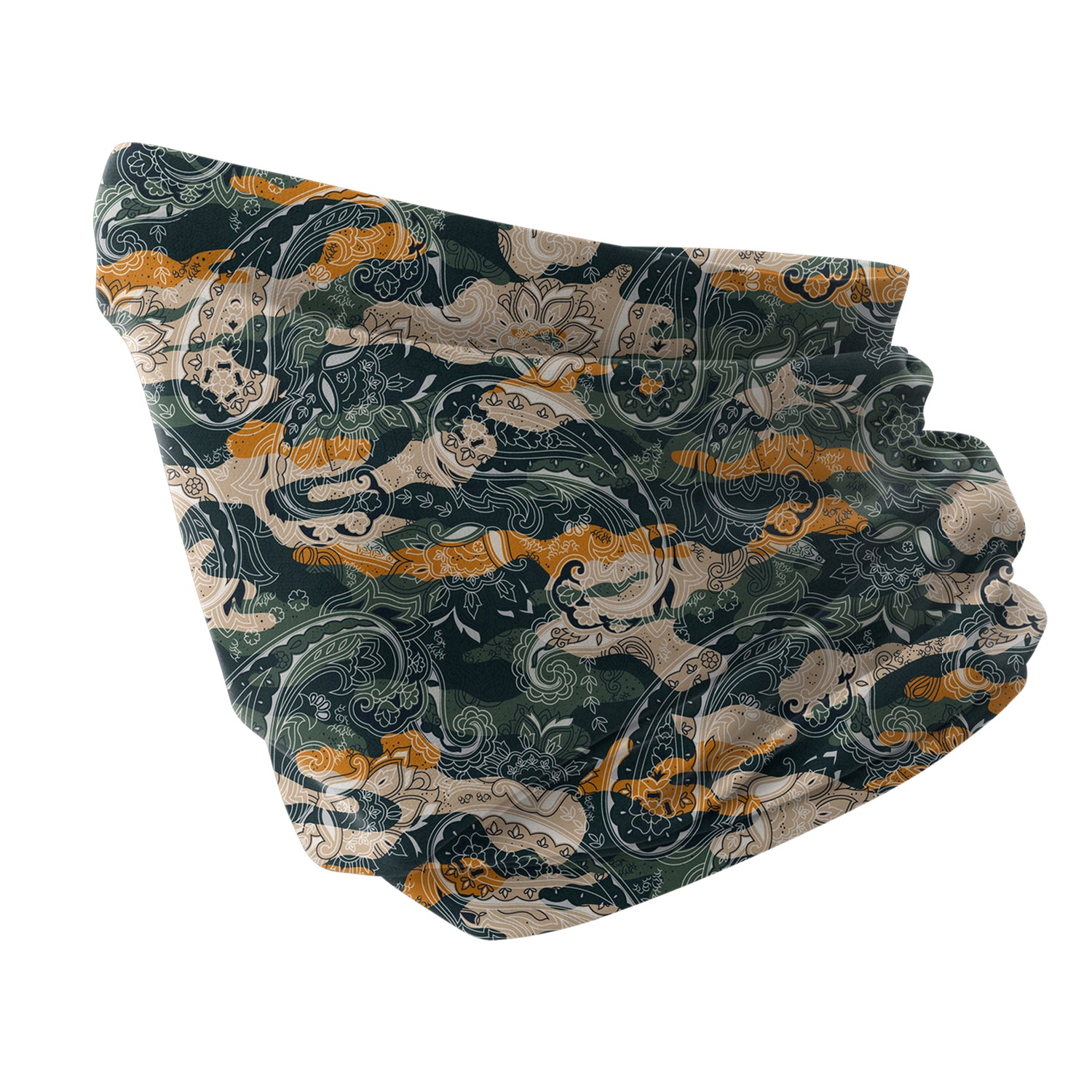 Blue Alpine Pattern Multipurpose Neck Gaiter | Unisex Outdoor Neck Gaiter Bandana