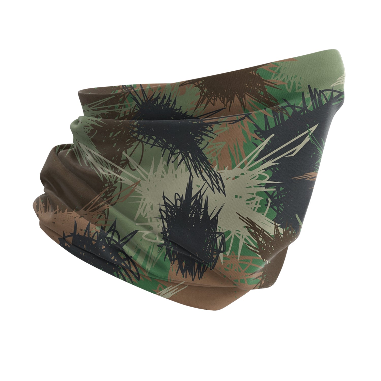 Blue Alpine Pattern Multipurpose Neck Gaiter | Unisex Outdoor Neck Gaiter Bandana