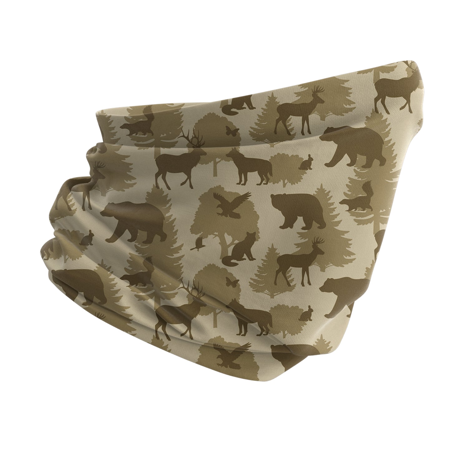 Blue Alpine Pattern Multipurpose Neck Gaiter | Unisex Outdoor Neck Gaiter Bandana