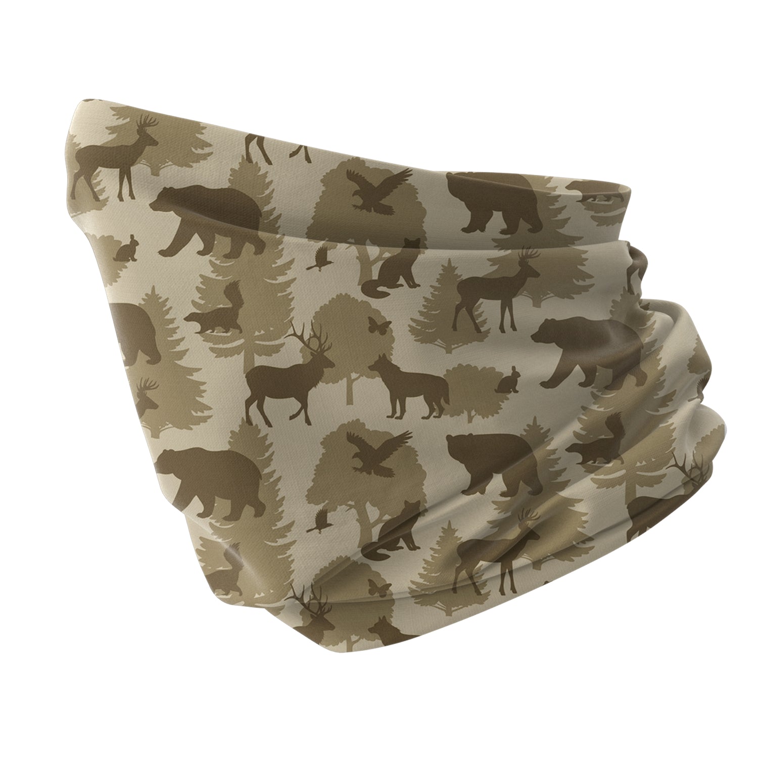 Blue Alpine Pattern Multipurpose Neck Gaiter | Unisex Outdoor Neck Gaiter Bandana