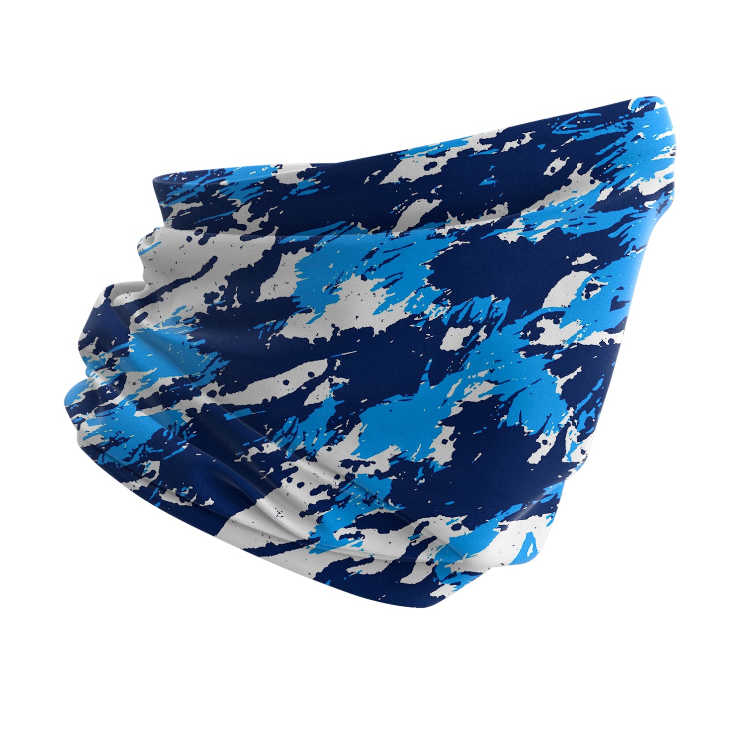 Blue Alpine Pattern Multipurpose Neck Gaiter | Unisex Outdoor Neck Gaiter Bandana