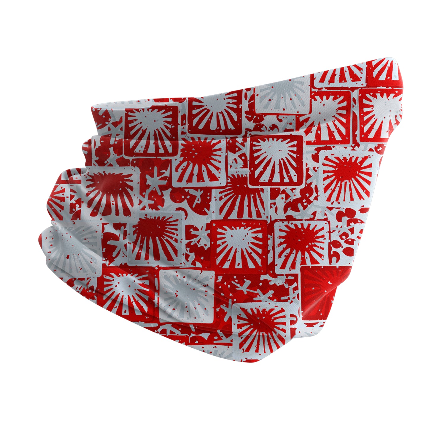 Blue Alpine Pattern Multipurpose Neck Gaiter | Unisex Outdoor Neck Gaiter Bandana