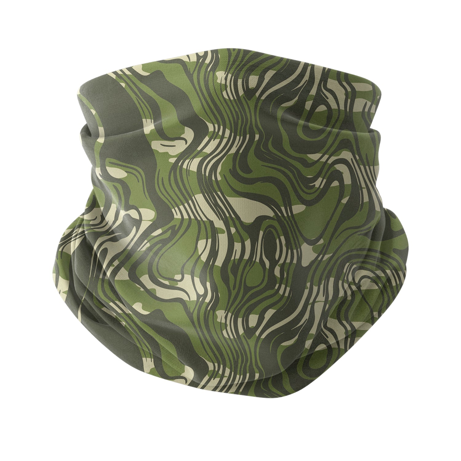 Blue Alpine Pattern Multipurpose Neck Gaiter | Unisex Outdoor Neck Gaiter Bandana