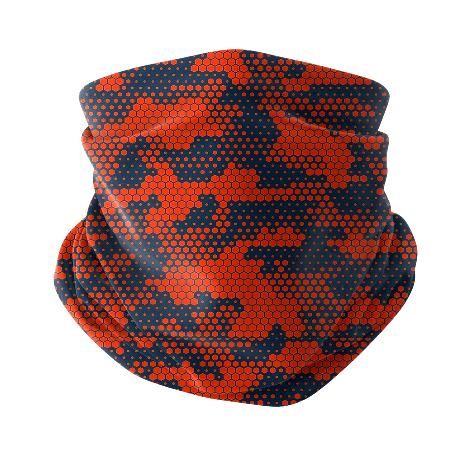 Blue Alpine Pattern Multipurpose Neck Gaiter | Unisex Outdoor Neck Gaiter Bandana