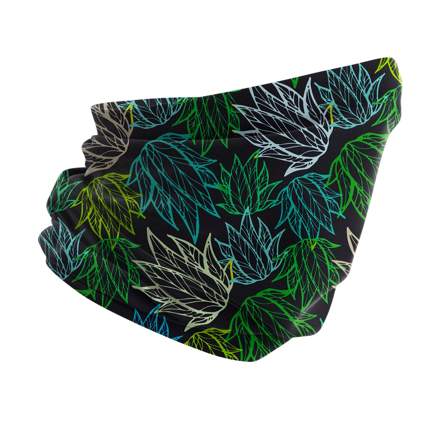 Blue Alpine Pattern Multipurpose Neck Gaiter | Unisex Outdoor Neck Gaiter Bandana