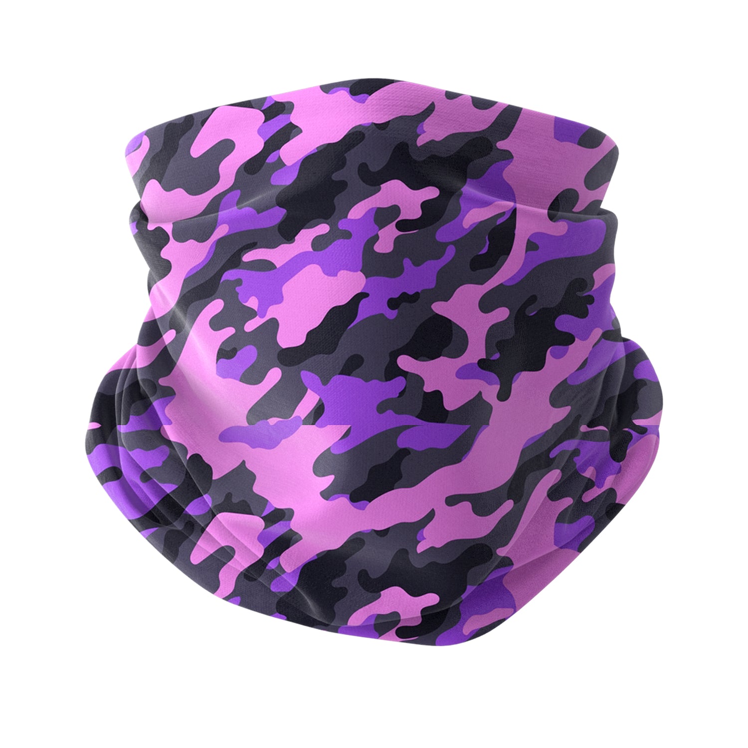 Blue Alpine Pattern Multipurpose Neck Gaiter | Unisex Outdoor Neck Gaiter Bandana