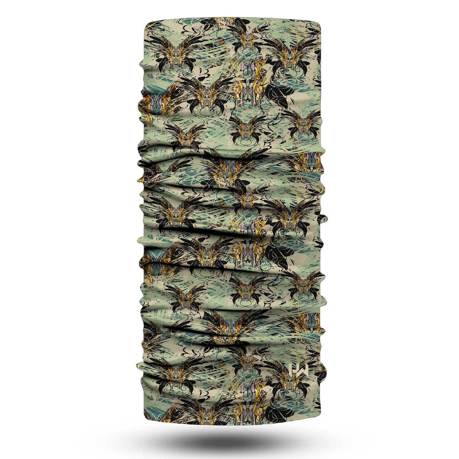 Blue Alpine Pattern Multipurpose Neck Gaiter | Unisex Outdoor Neck Gaiter Bandana