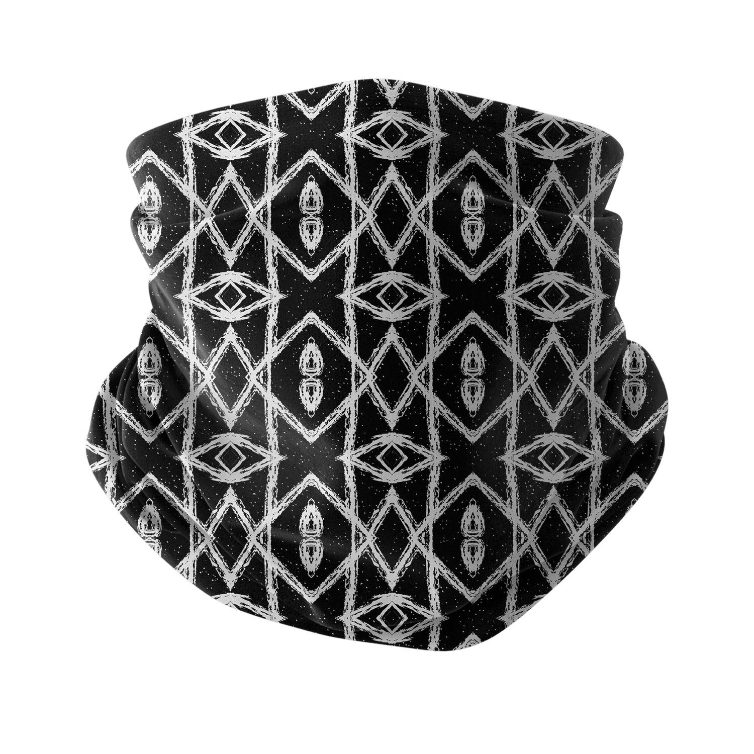 Blue Alpine Pattern Multipurpose Neck Gaiter | Unisex Outdoor Neck Gaiter Bandana