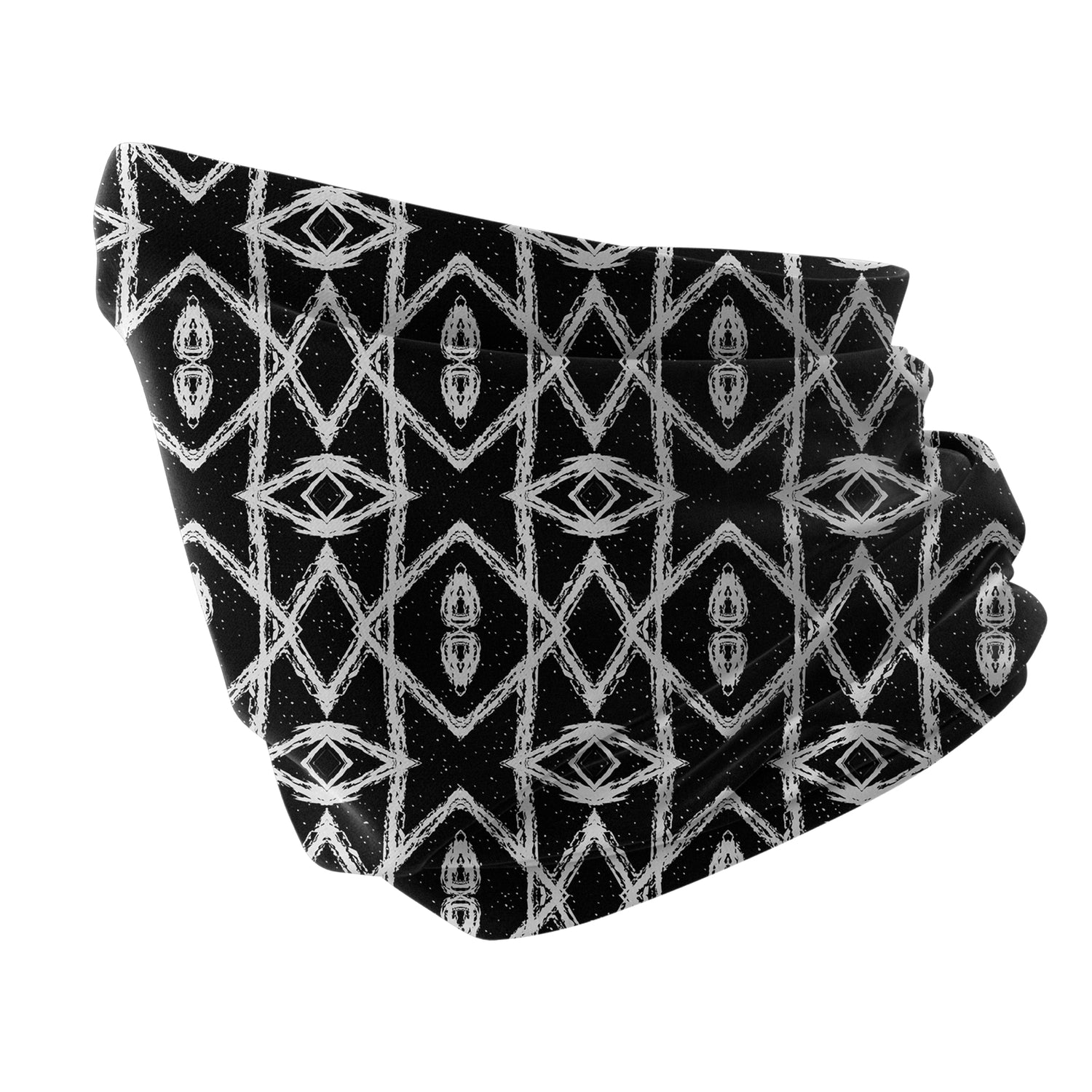 Blue Alpine Pattern Multipurpose Neck Gaiter | Unisex Outdoor Neck Gaiter Bandana