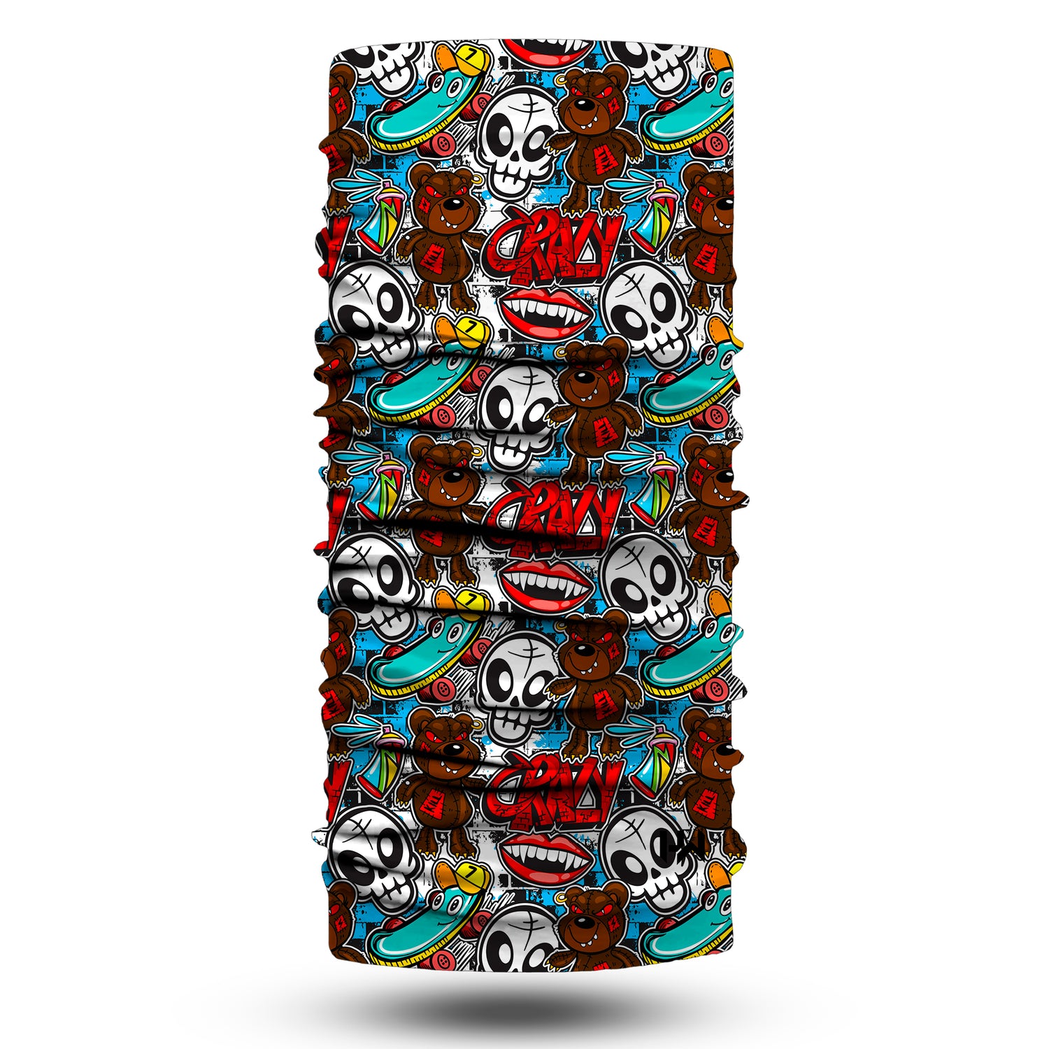 Blue Alpine Pattern Multipurpose Neck Gaiter | Unisex Outdoor Neck Gaiter Bandana