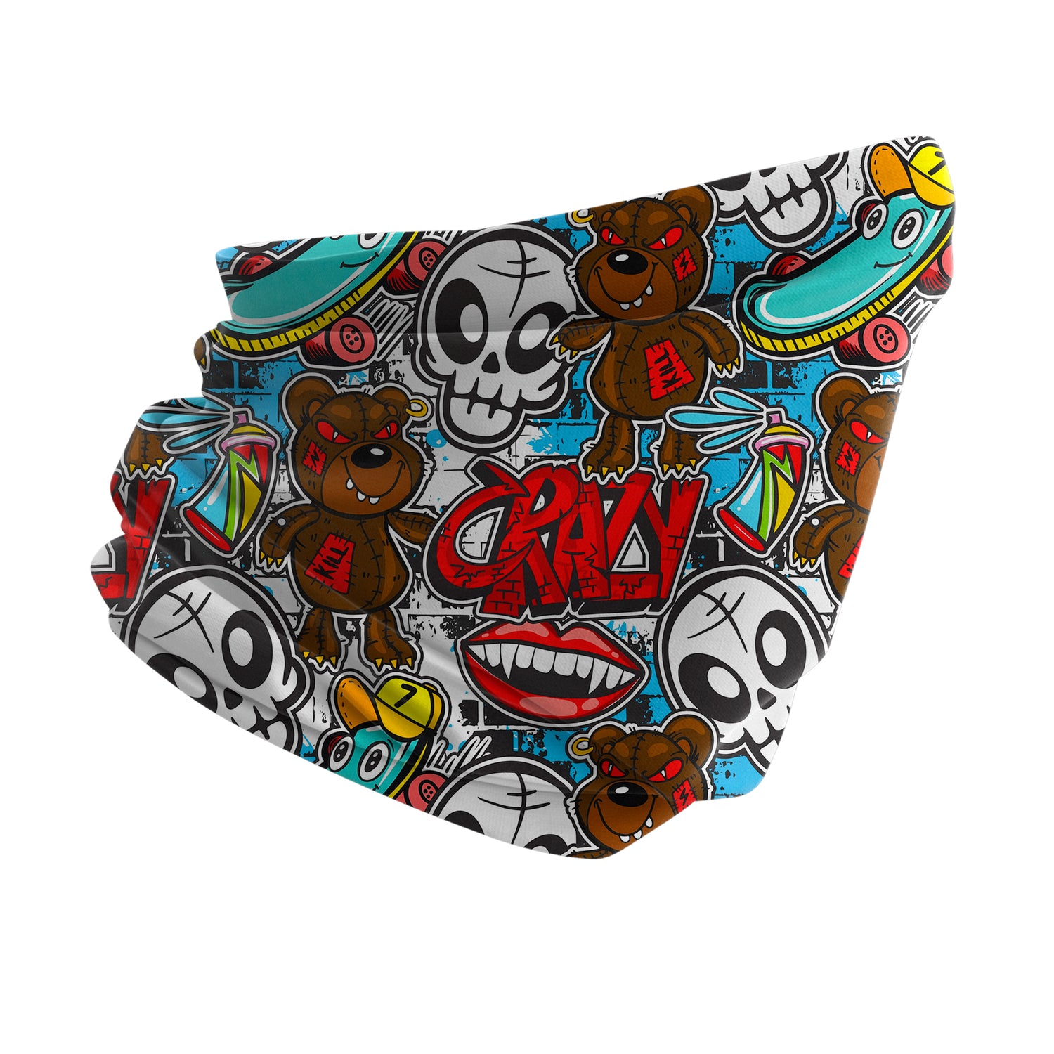 Skull Warrior Neck Gaiter – Skull Power Series Unisex Bandana Boyunluk