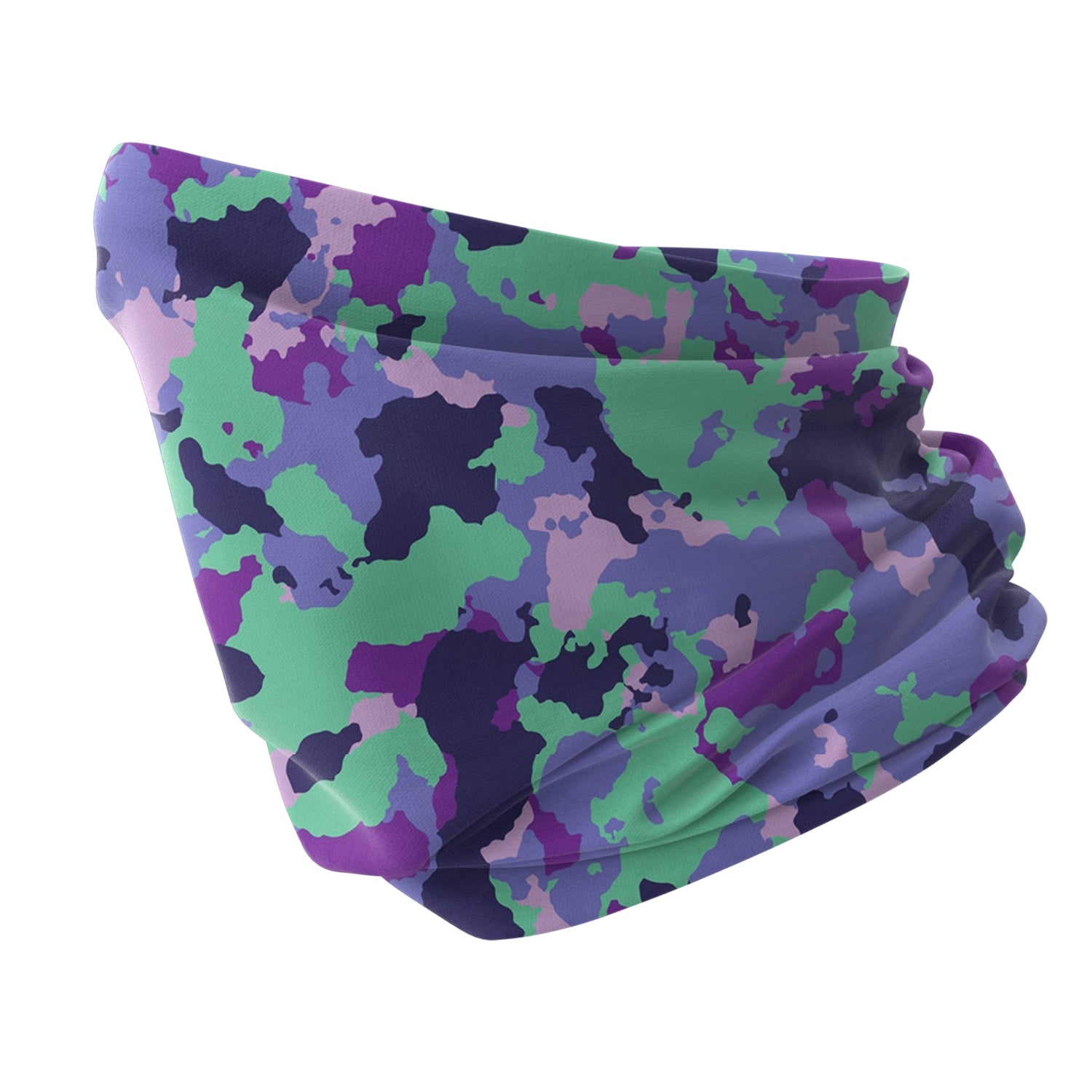 Blue Alpine Pattern Multipurpose Neck Gaiter | Unisex Outdoor Neck Gaiter Bandana