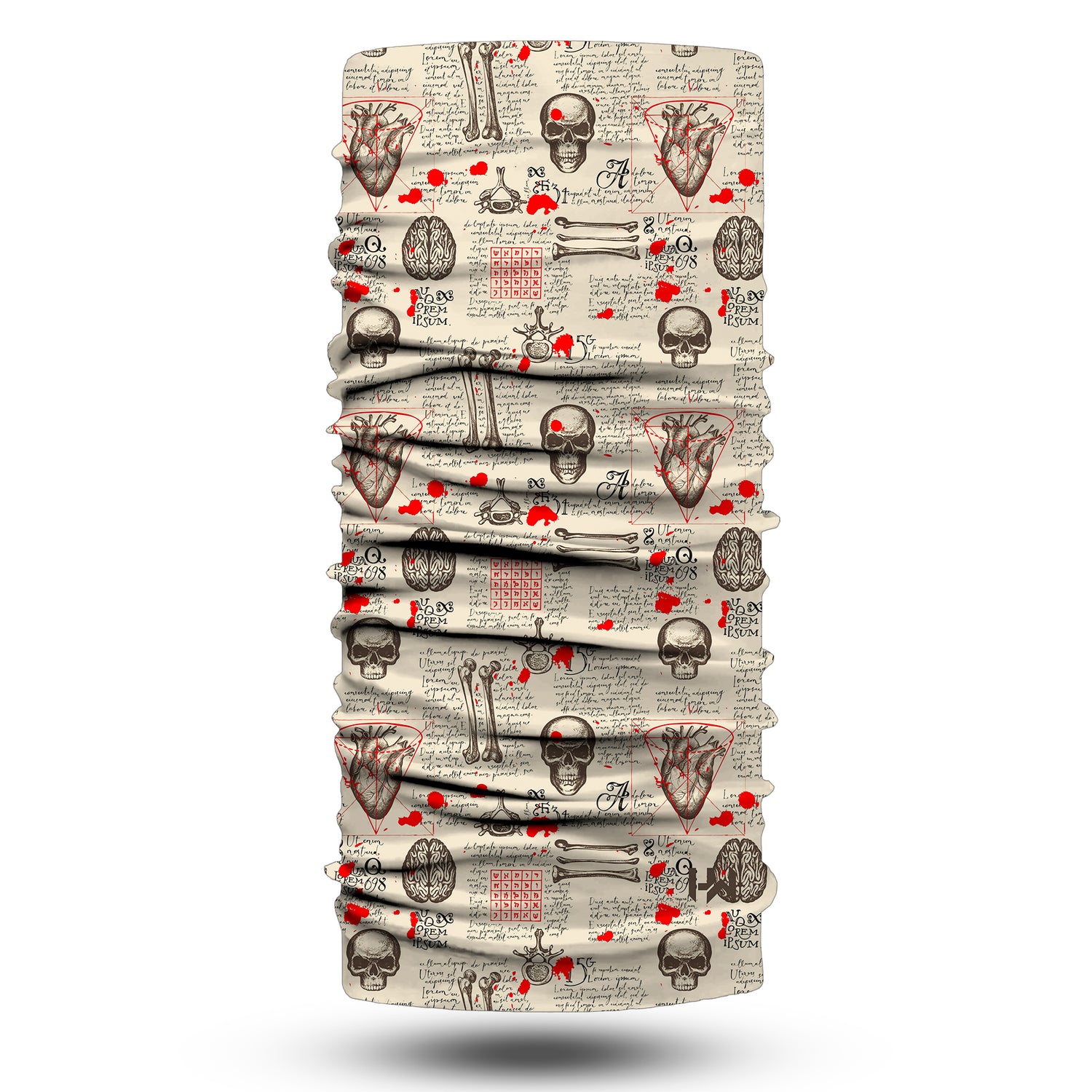 Blue Alpine Pattern Multipurpose Neck Gaiter | Unisex Outdoor Neck Gaiter Bandana