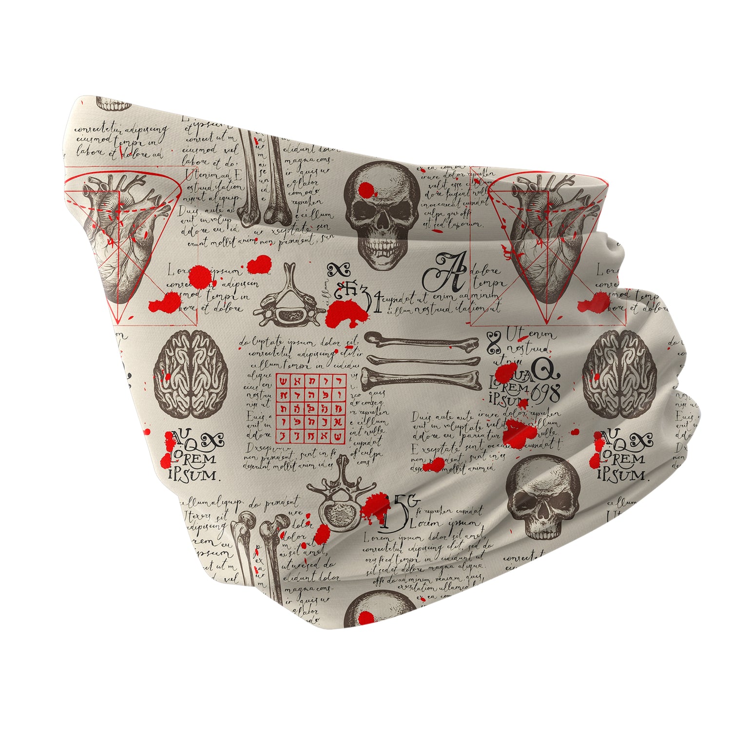 Skull Thunderstrike Neck Gaiter – Thunder Skull Series Unisex Bandana Boyunluk