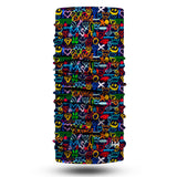 Blue Alpine Pattern Multipurpose Neck Gaiter | Unisex Outdoor Neck Gaiter Bandana