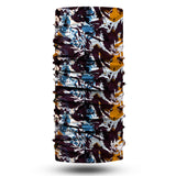 Blue Alpine Pattern Multipurpose Neck Gaiter | Unisex Outdoor Neck Gaiter Bandana