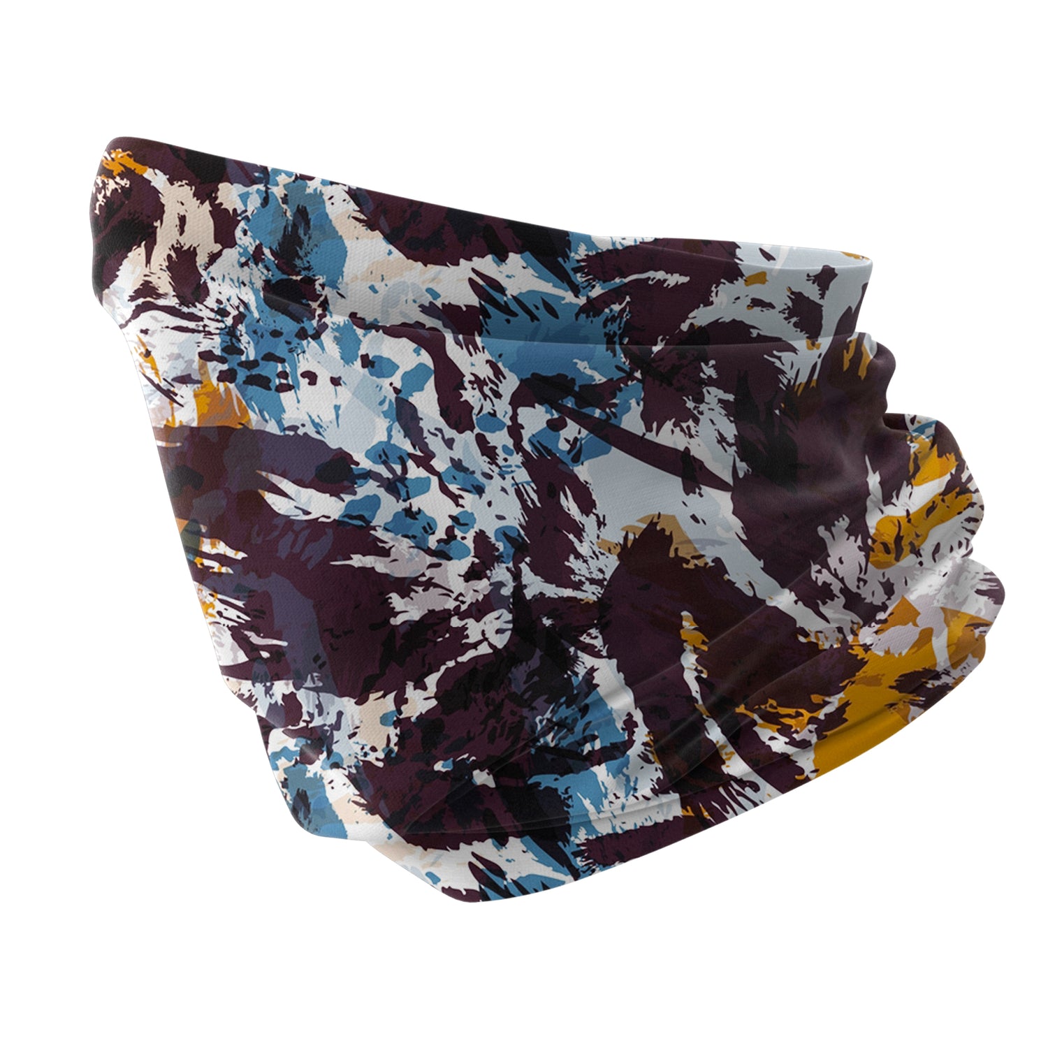 Blue Alpine Pattern Multipurpose Neck Gaiter | Unisex Outdoor Neck Gaiter Bandana