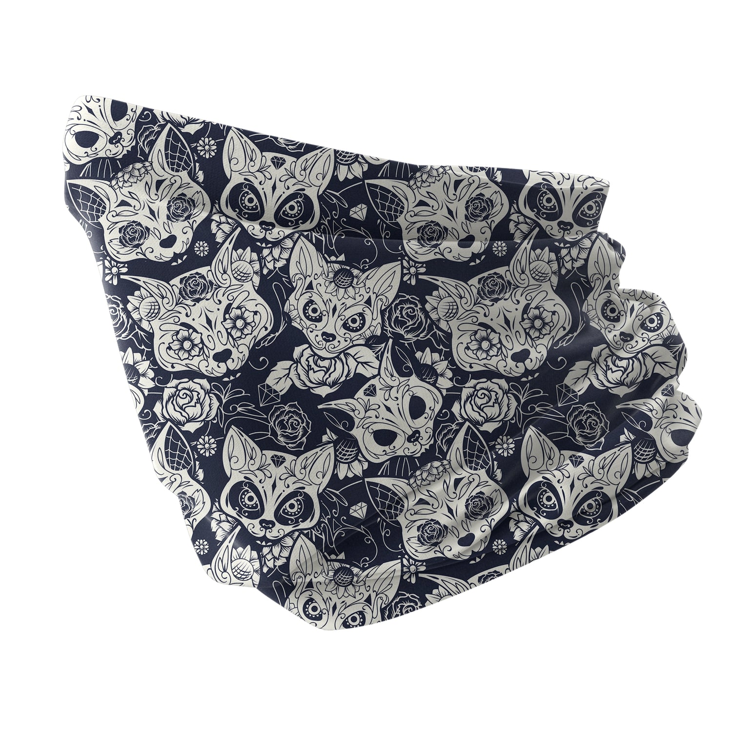 Blue Alpine Pattern Multipurpose Neck Gaiter | Unisex Outdoor Neck Gaiter Bandana