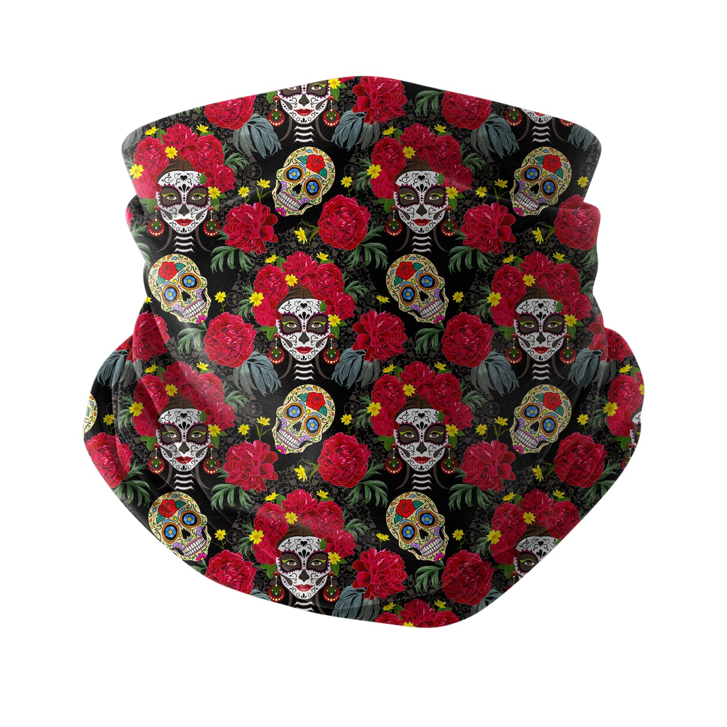 Blue Alpine Pattern Multipurpose Neck Gaiter | Unisex Outdoor Neck Gaiter Bandana