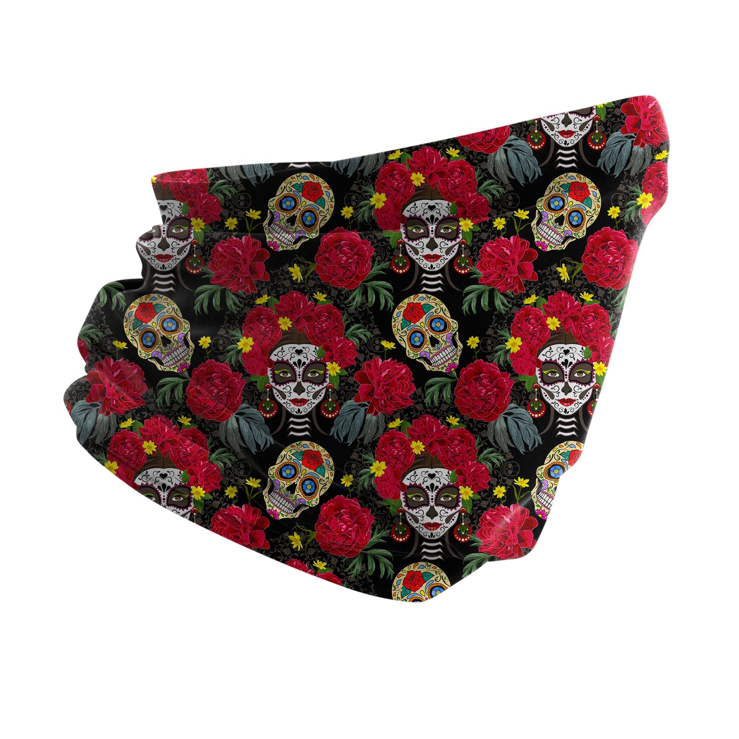 Blue Alpine Pattern Multipurpose Neck Gaiter | Unisex Outdoor Neck Gaiter Bandana