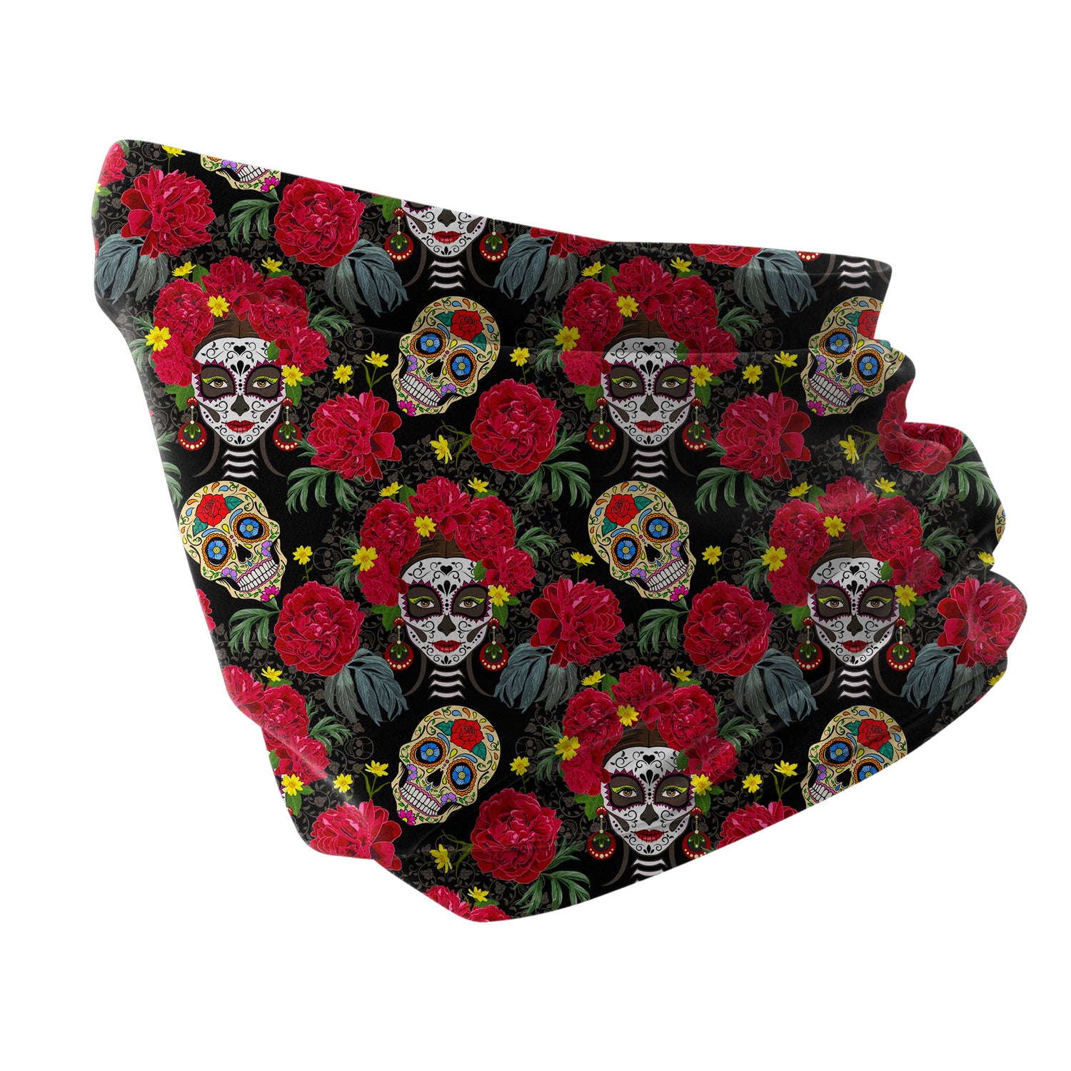 Blue Alpine Pattern Multipurpose Neck Gaiter | Unisex Outdoor Neck Gaiter Bandana