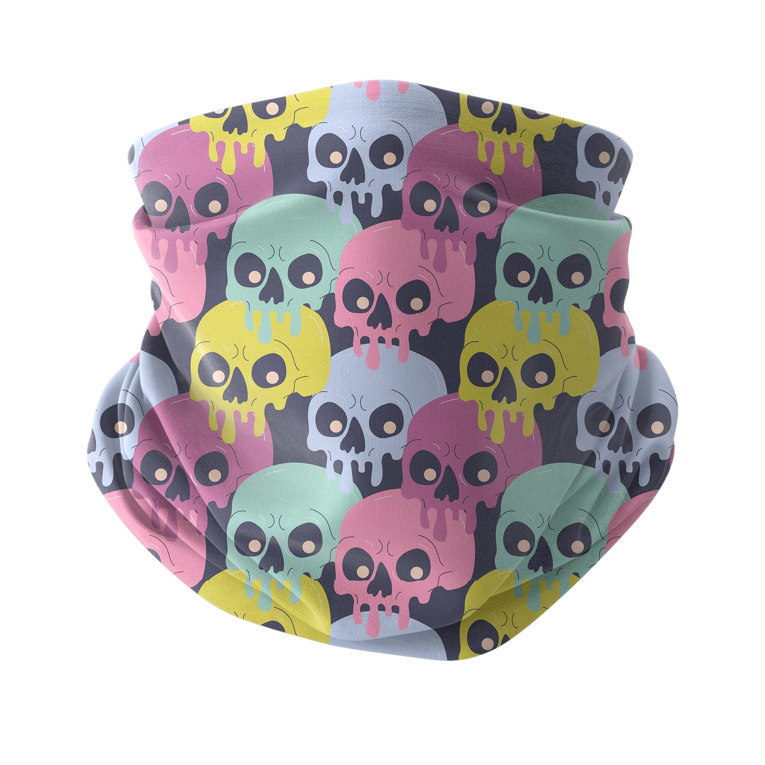 Blue Alpine Pattern Multipurpose Neck Gaiter | Unisex Outdoor Neck Gaiter Bandana