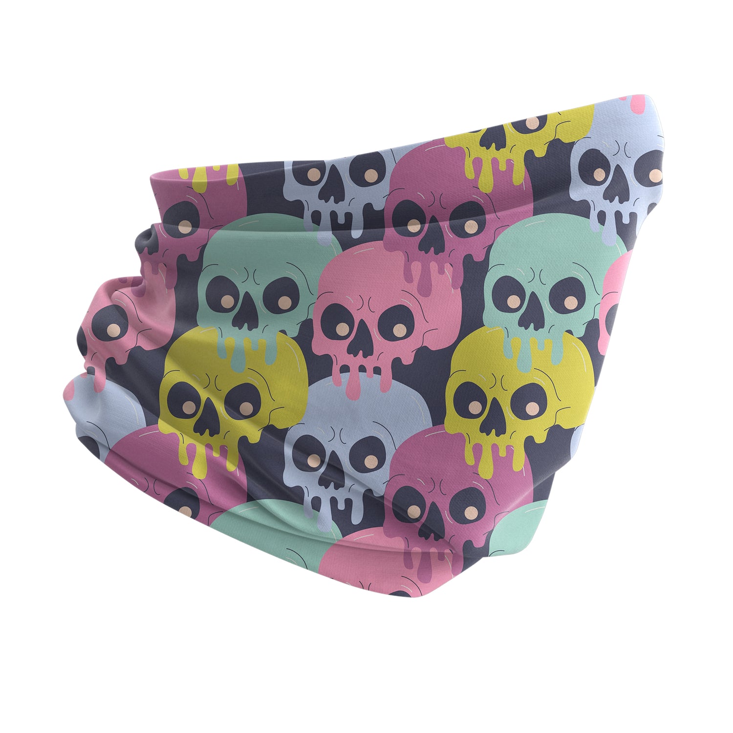 Blue Alpine Pattern Multipurpose Neck Gaiter | Unisex Outdoor Neck Gaiter Bandana
