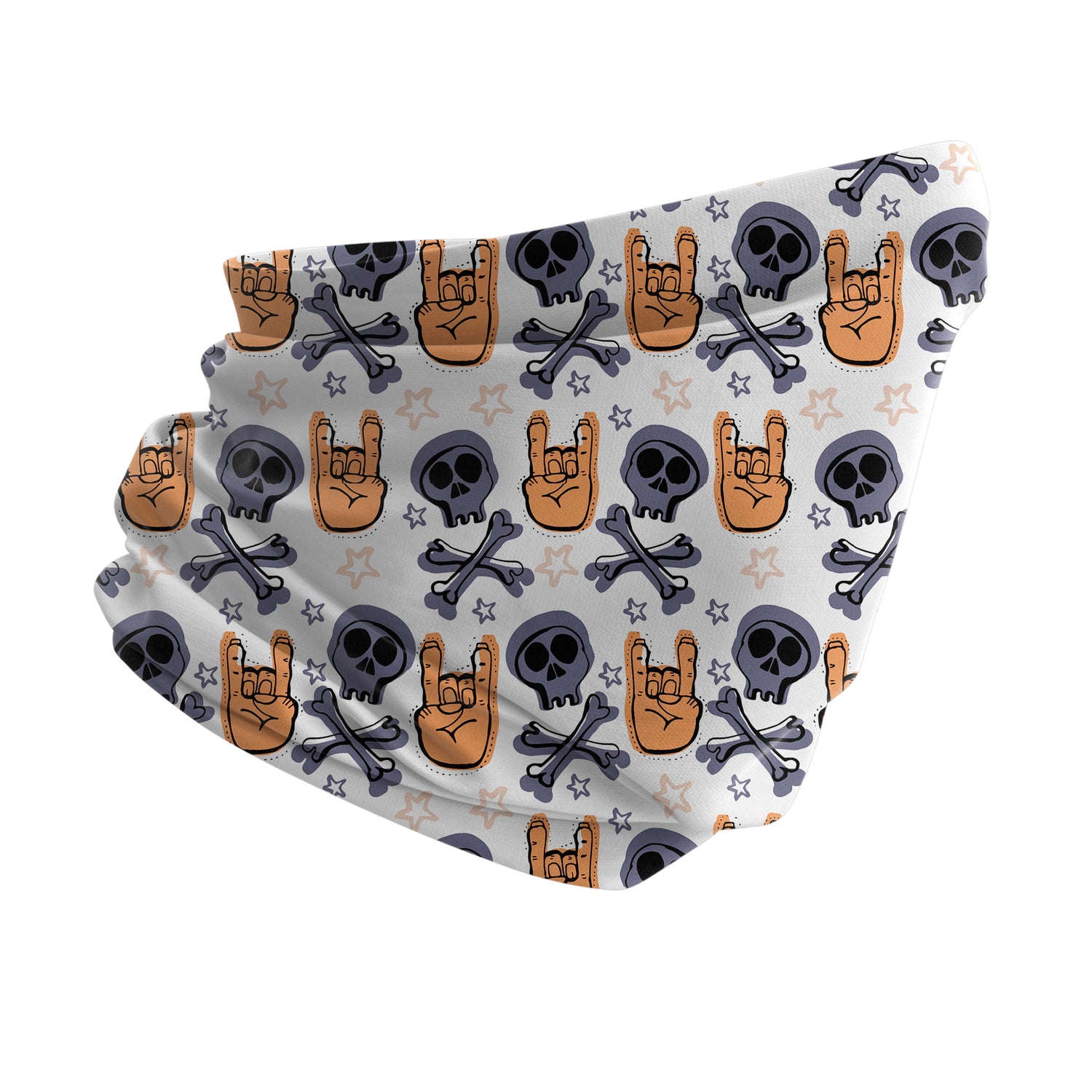 Blue Alpine Pattern Multipurpose Neck Gaiter | Unisex Outdoor Neck Gaiter Bandana
