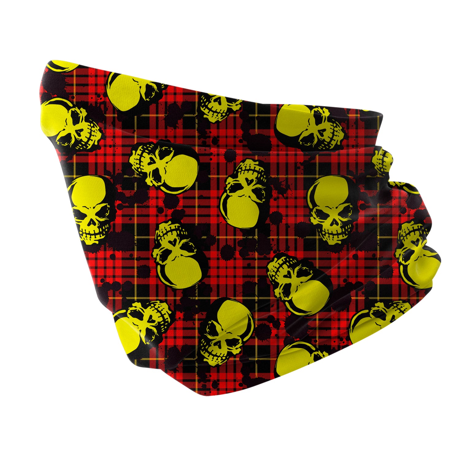 Skull Inferno Strike Neck Gaiter – Fire Skull Series Unisex Bandana Boyunluk