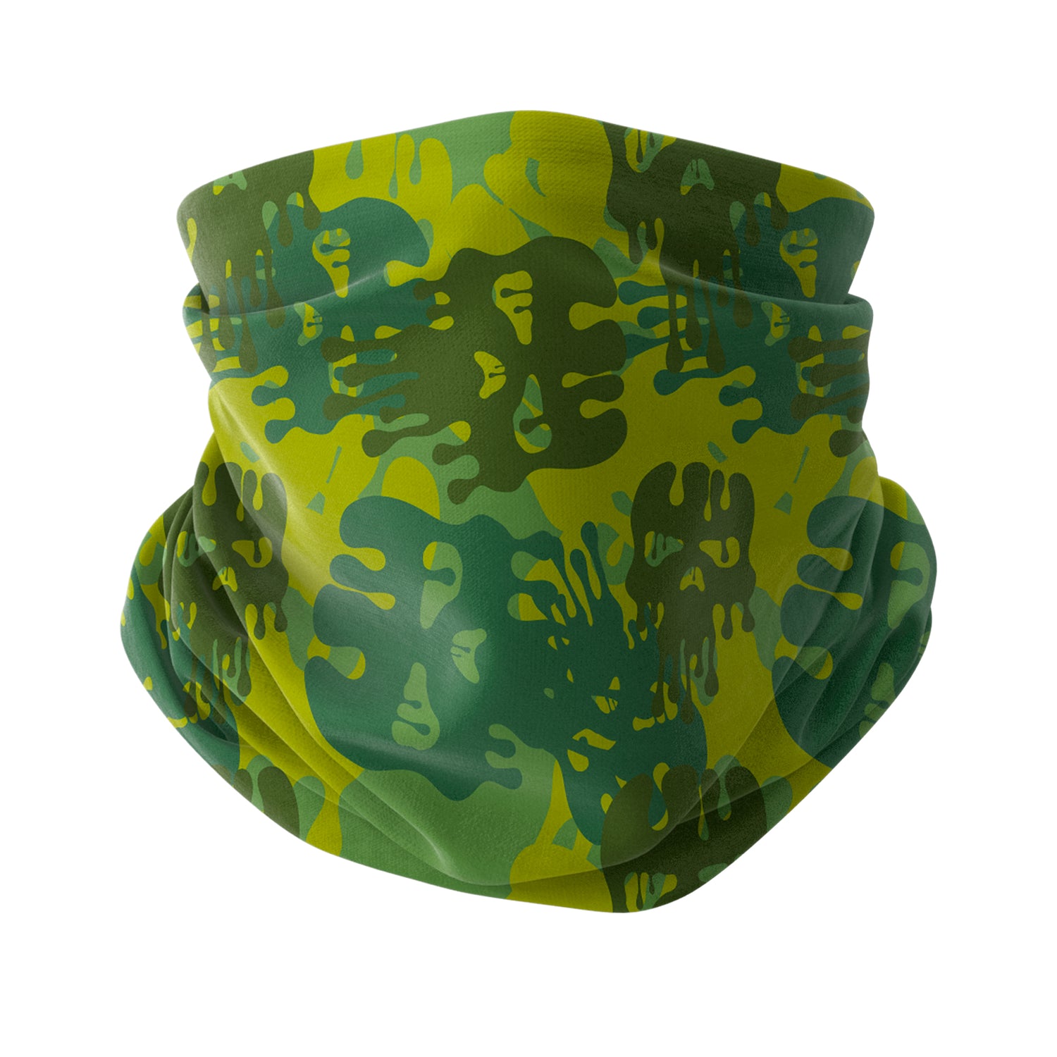 Blue Alpine Pattern Multipurpose Neck Gaiter | Unisex Outdoor Neck Gaiter Bandana