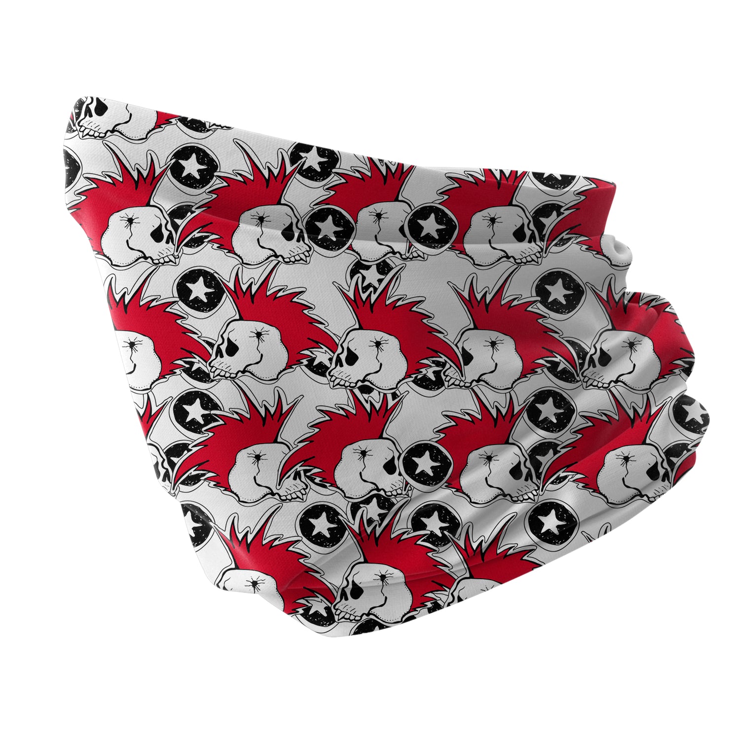 Blue Alpine Pattern Multipurpose Neck Gaiter | Unisex Outdoor Neck Gaiter Bandana