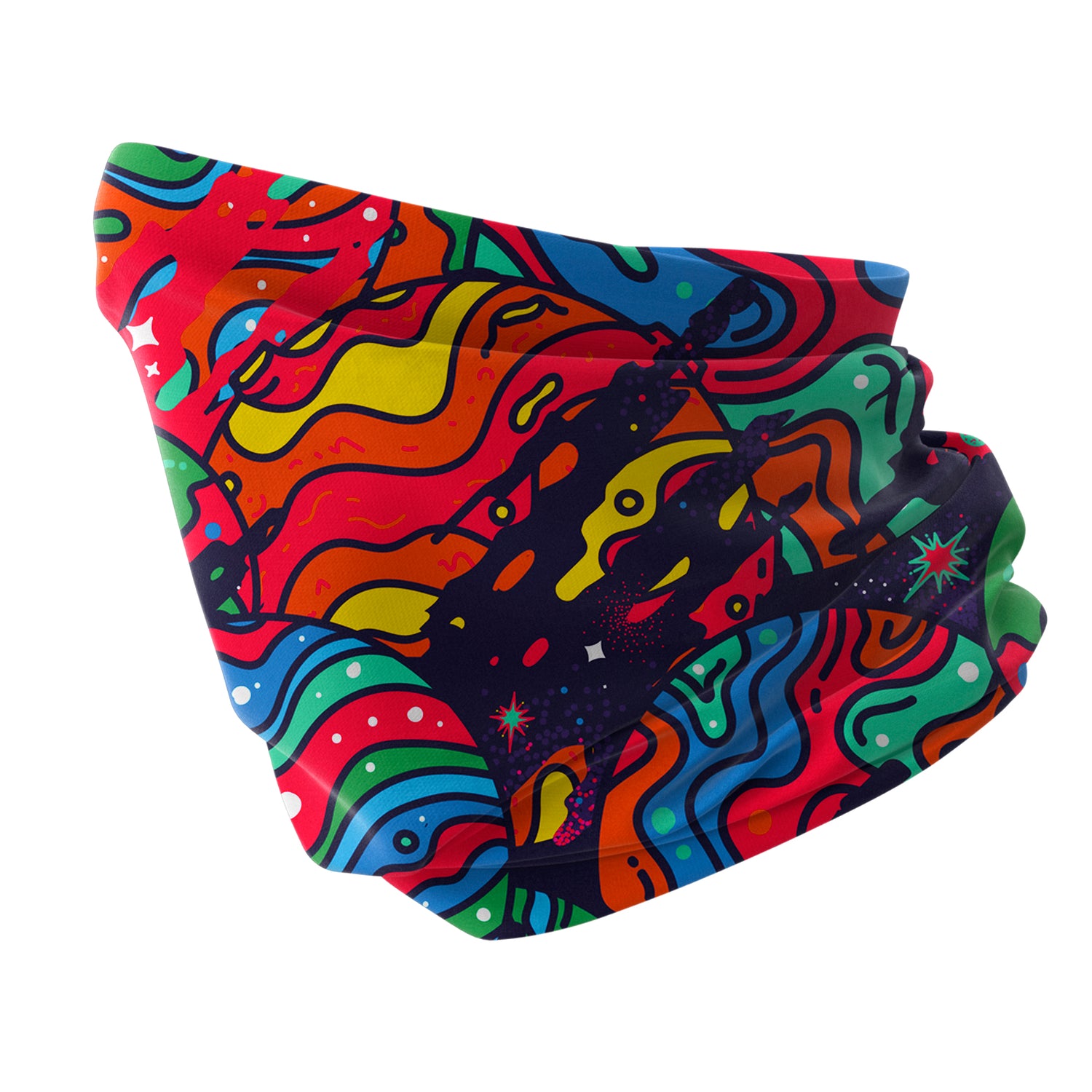 PhantomBlend Neck Gaiter – Dark Blend Series Unisex Bandana Boyunluk