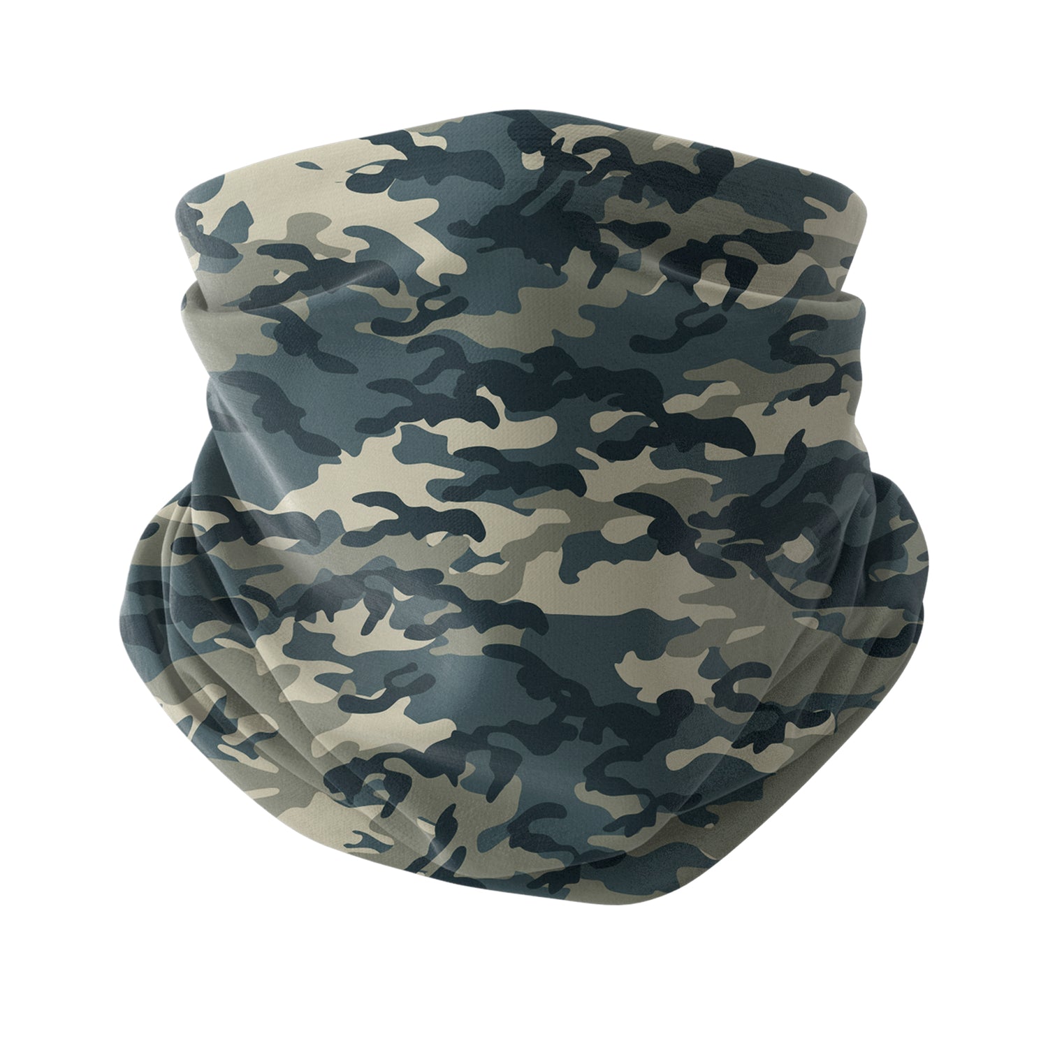 Blue Alpine Pattern Multipurpose Neck Gaiter | Unisex Outdoor Neck Gaiter Bandana