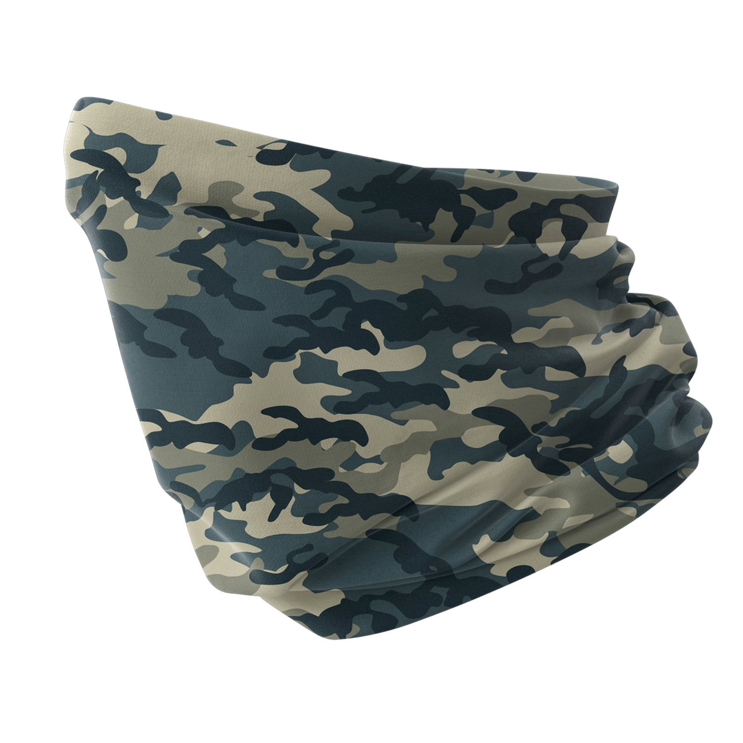 Blue Alpine Pattern Multipurpose Neck Gaiter | Unisex Outdoor Neck Gaiter Bandana