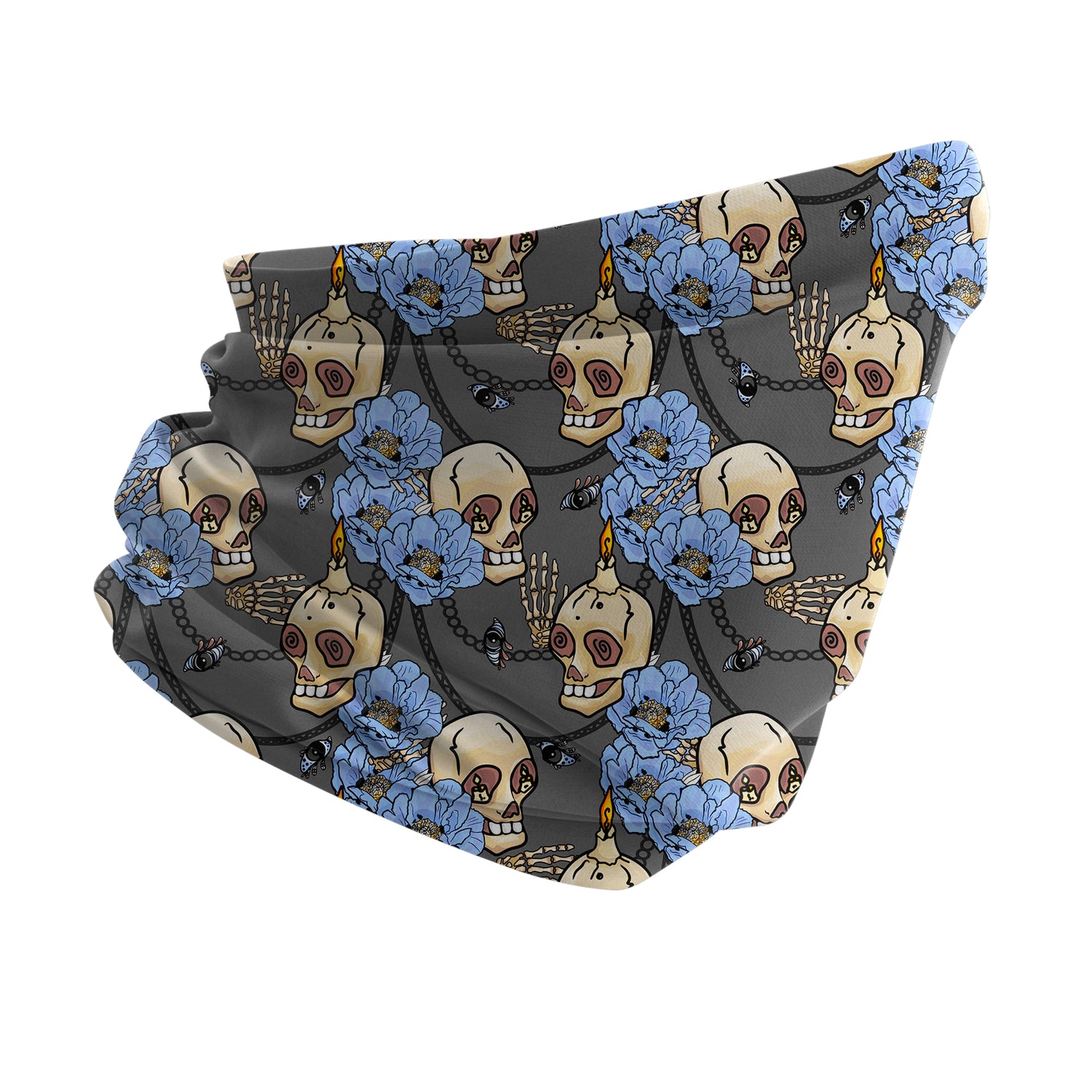 Skulled Storm Neck Gaiter – Storm Skull Series Unisex Bandana Boyunluk