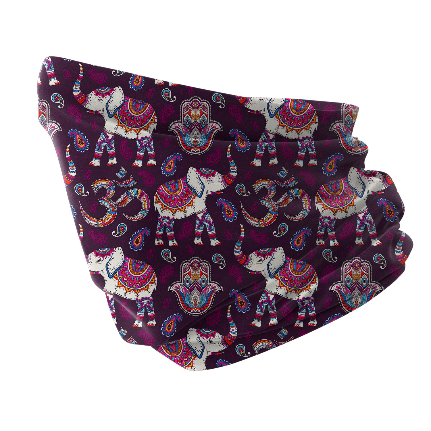 Blue Alpine Pattern Multipurpose Neck Gaiter | Unisex Outdoor Neck Gaiter Bandana