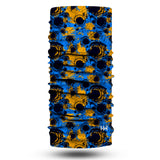 Blue Alpine Pattern Multipurpose Neck Gaiter | Unisex Outdoor Neck Gaiter Bandana