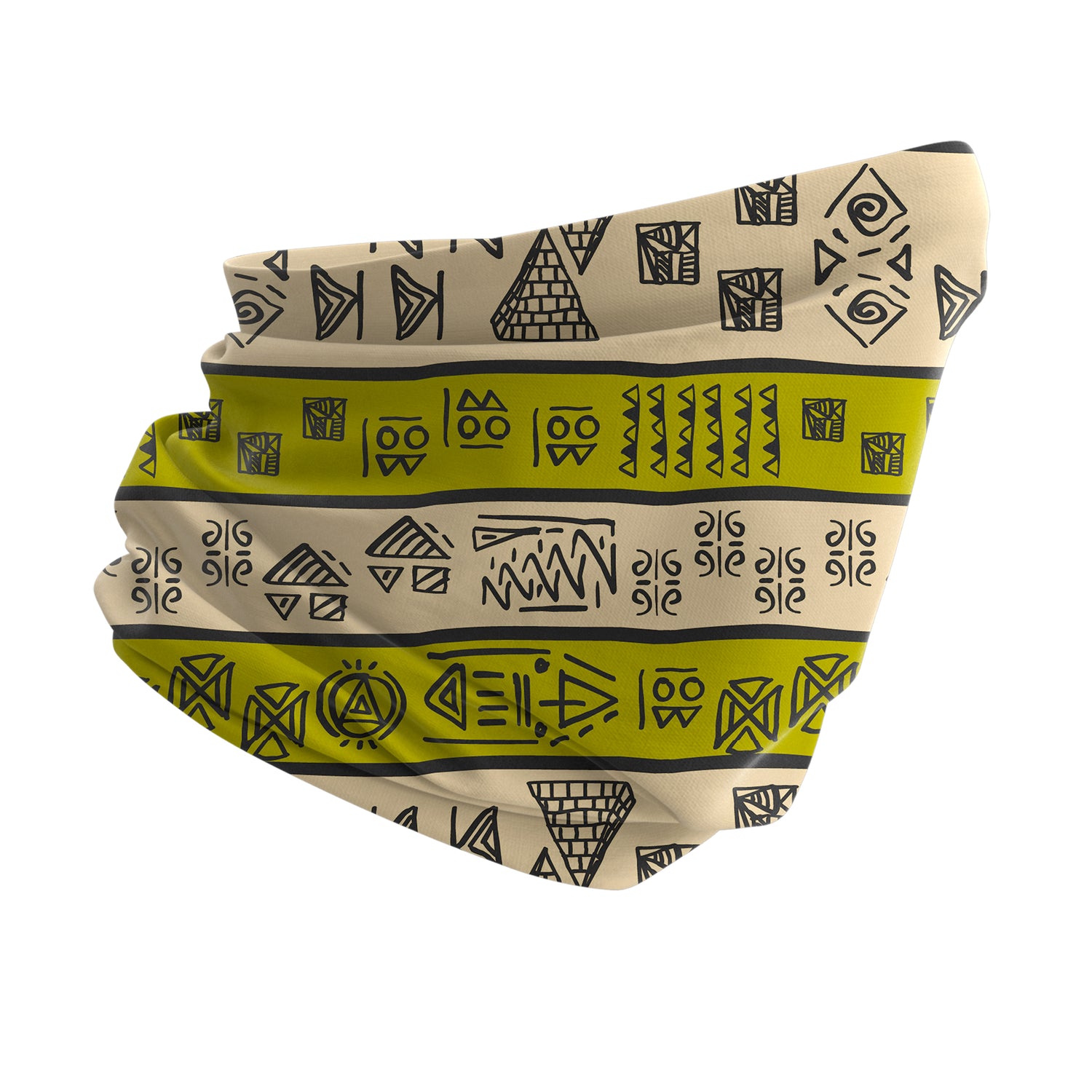 Blue Alpine Pattern Multipurpose Neck Gaiter | Unisex Outdoor Neck Gaiter Bandana