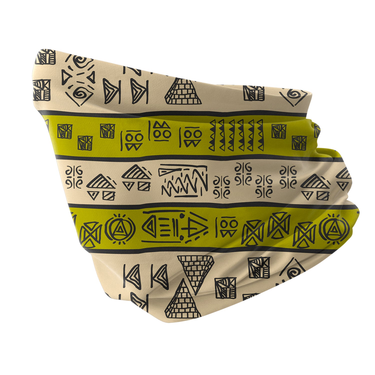 Blue Alpine Pattern Multipurpose Neck Gaiter | Unisex Outdoor Neck Gaiter Bandana