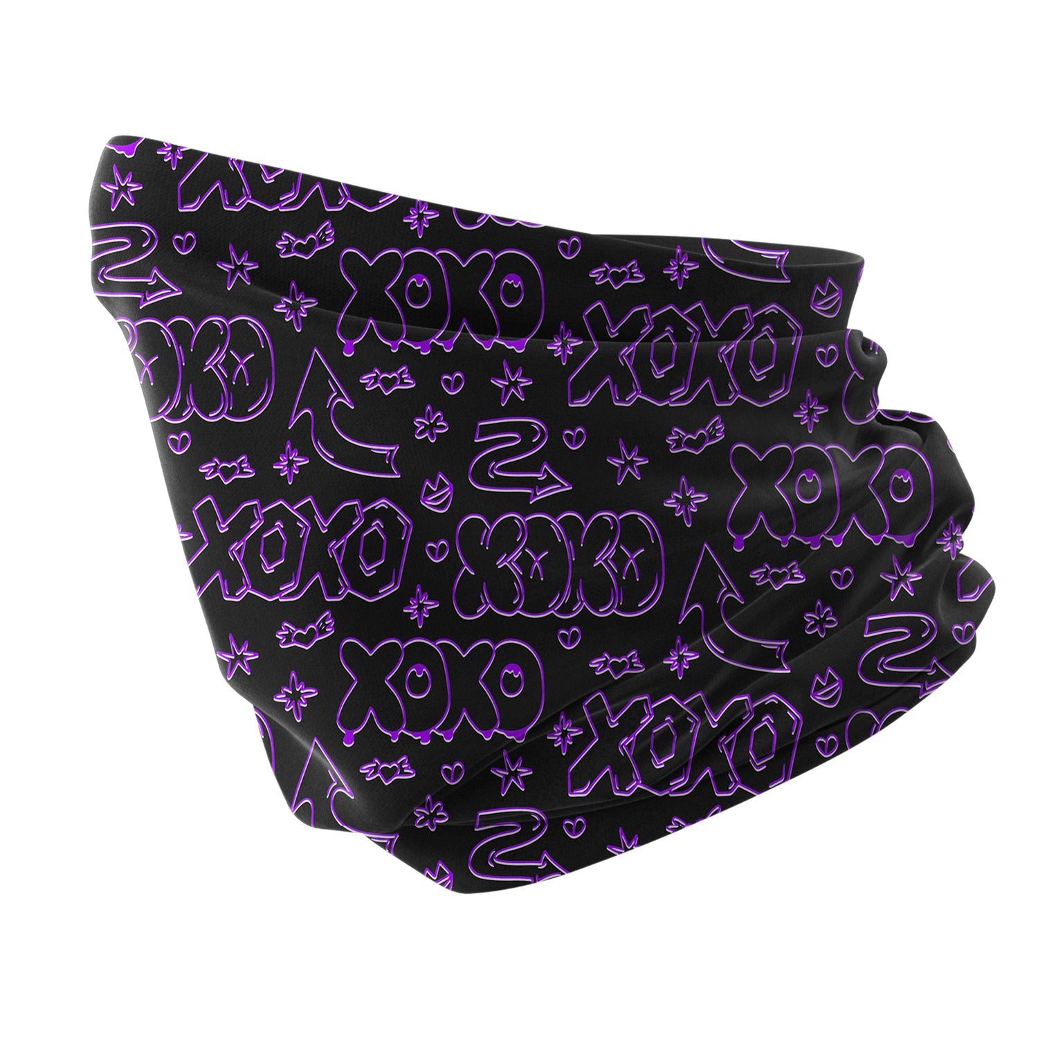 Blue Alpine Pattern Multipurpose Neck Gaiter | Unisex Outdoor Neck Gaiter Bandana