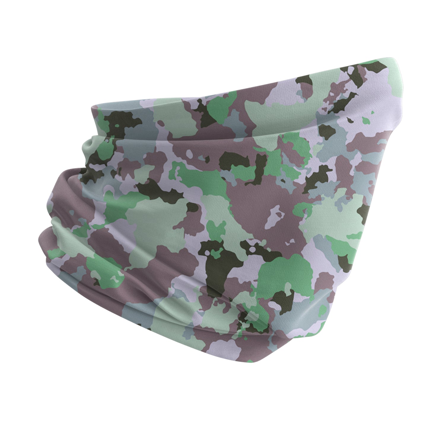 Blue Alpine Pattern Multipurpose Neck Gaiter | Unisex Outdoor Neck Gaiter Bandana