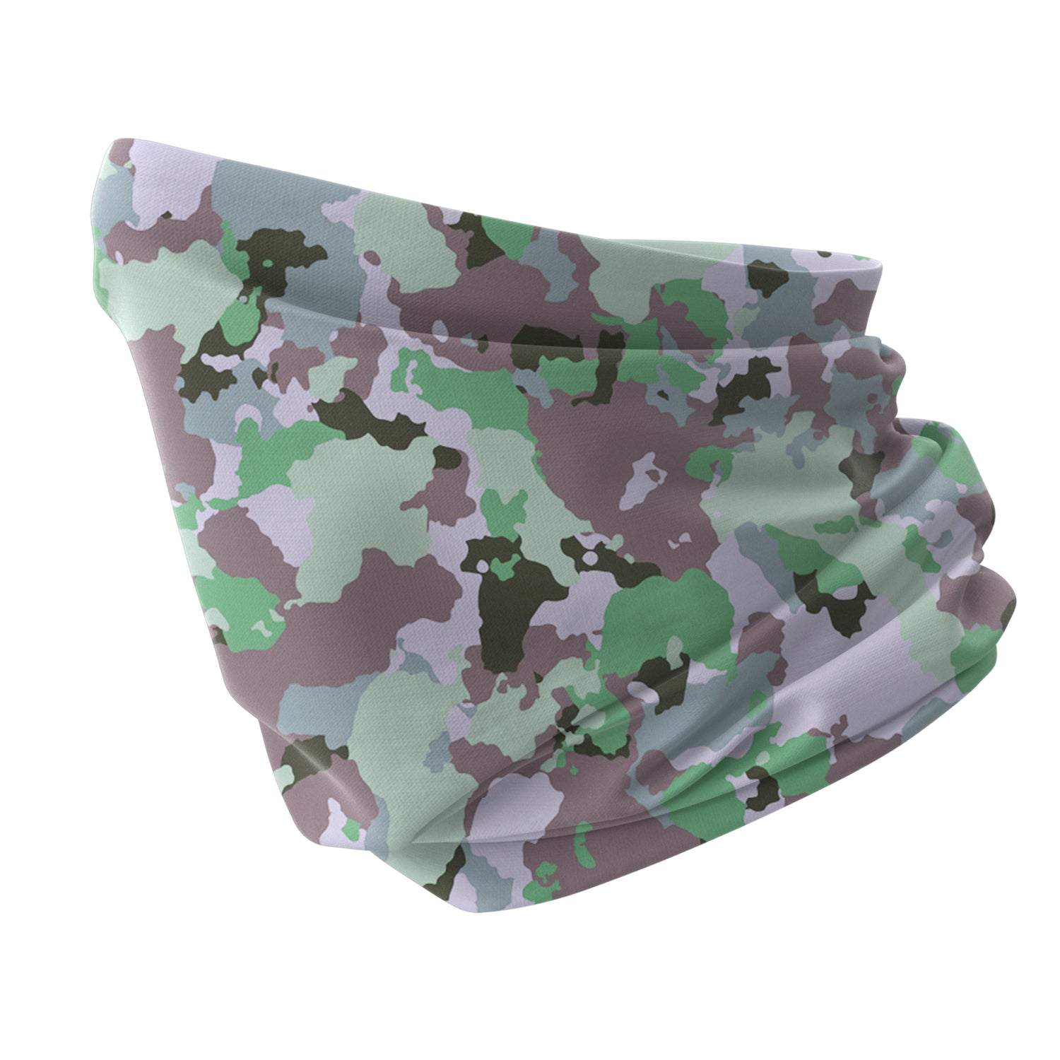 Blue Alpine Pattern Multipurpose Neck Gaiter | Unisex Outdoor Neck Gaiter Bandana