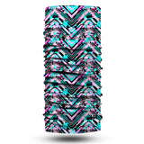 Blue Alpine Pattern Multipurpose Neck Gaiter | Unisex Outdoor Neck Gaiter Bandana