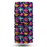 Blue Alpine Pattern Multipurpose Neck Gaiter | Unisex Outdoor Neck Gaiter Bandana