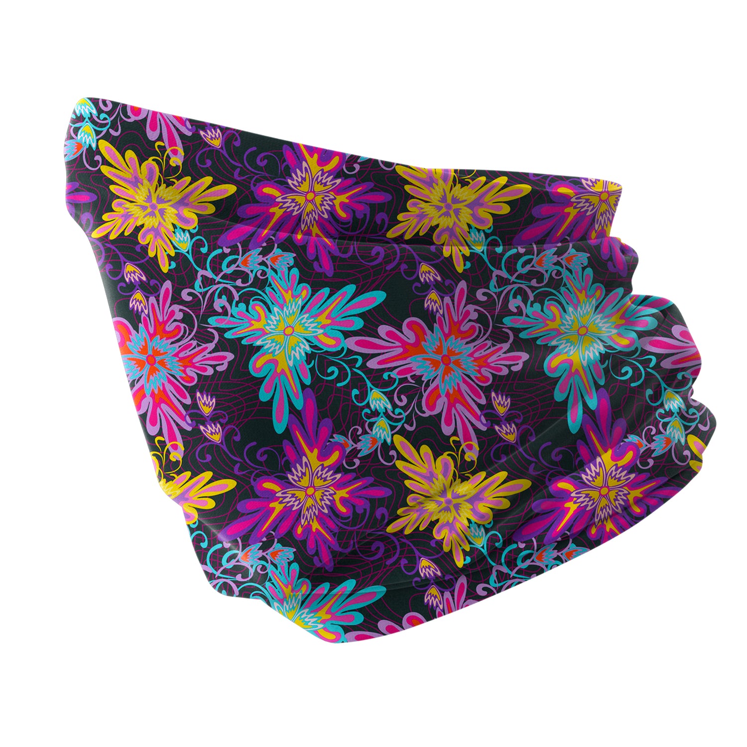 Blue Alpine Pattern Multipurpose Neck Gaiter | Unisex Outdoor Neck Gaiter Bandana