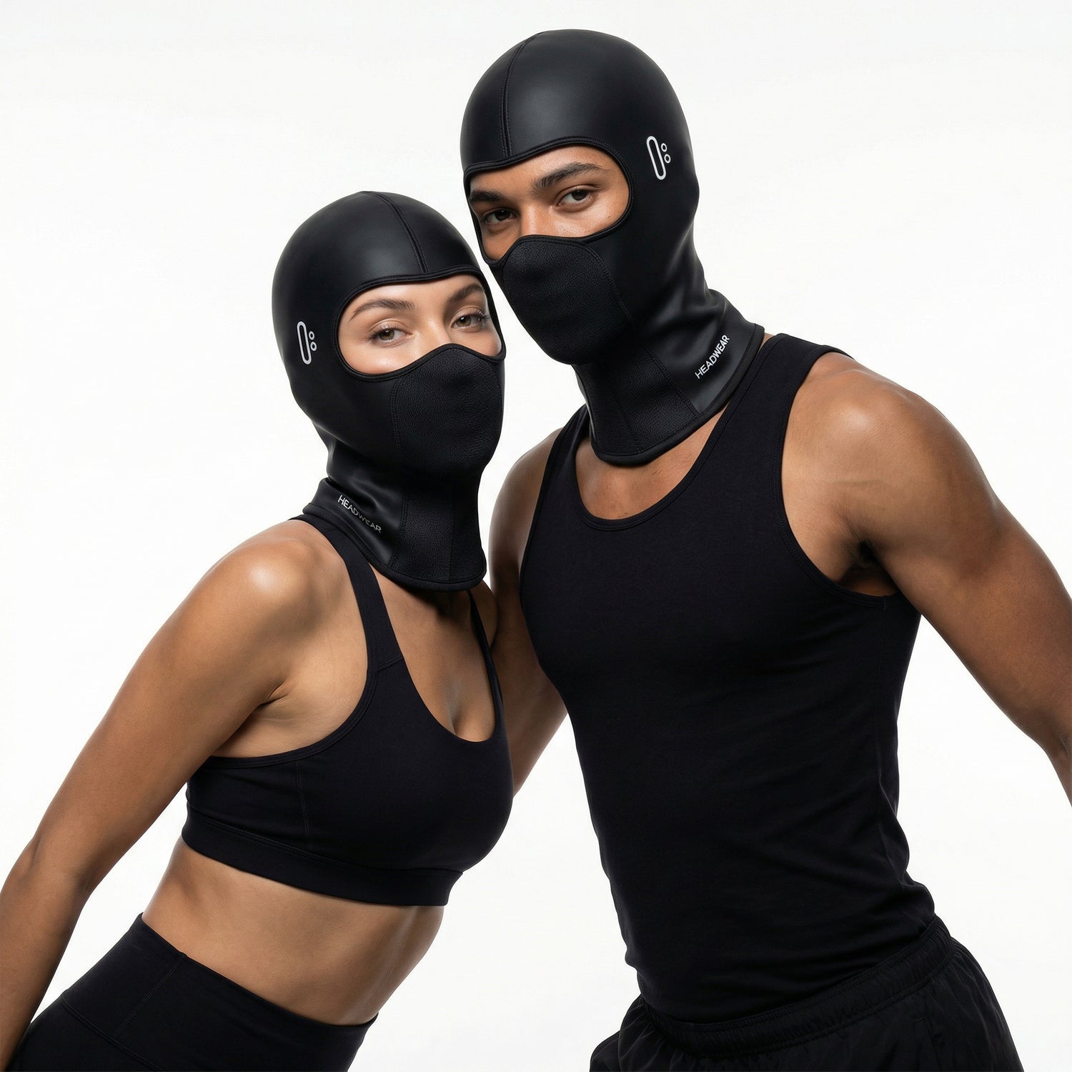 Headwear Premium Cool Touch Black Balaclava